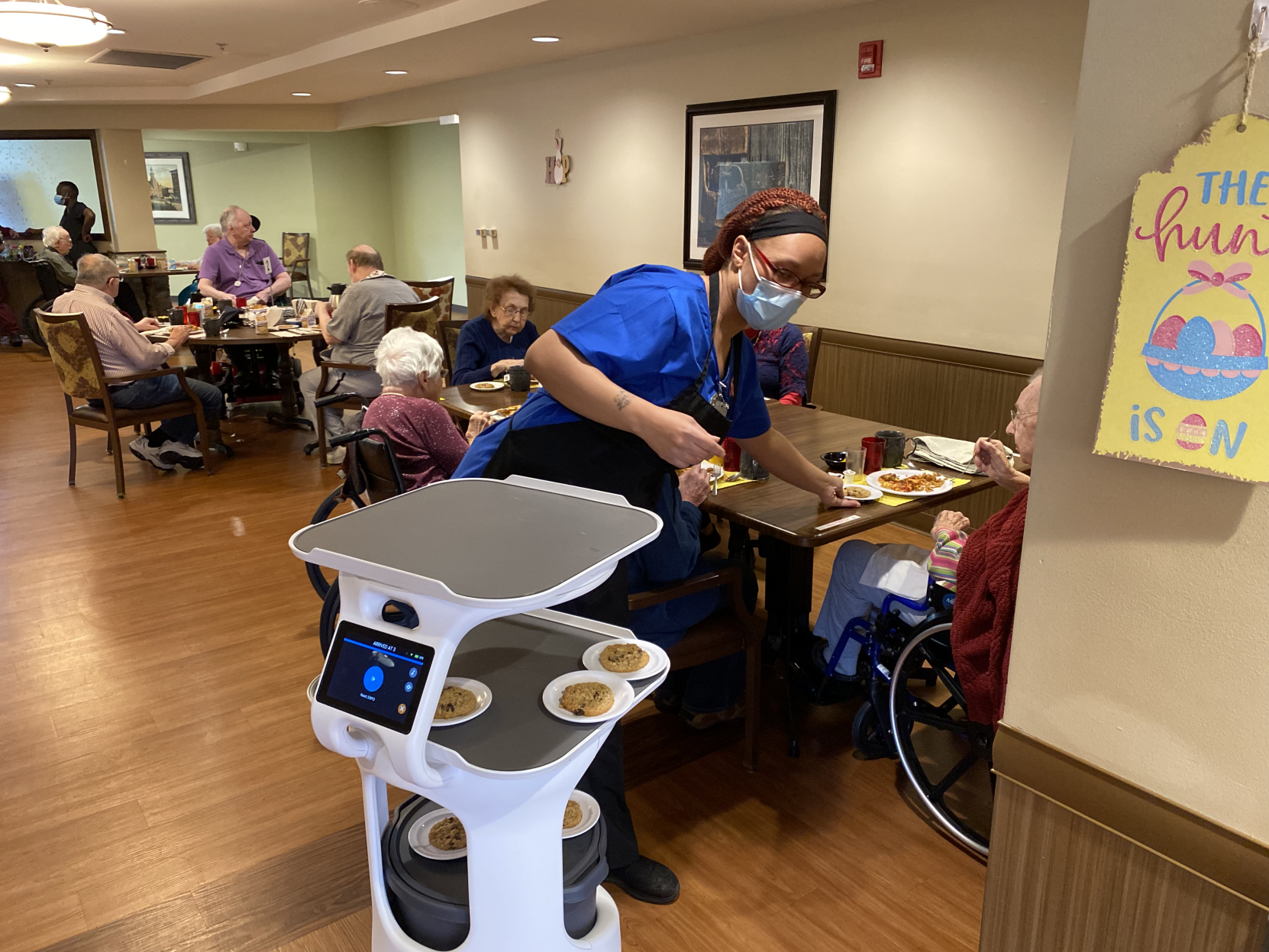 Addrin “Nicki” Brown delivers cookies